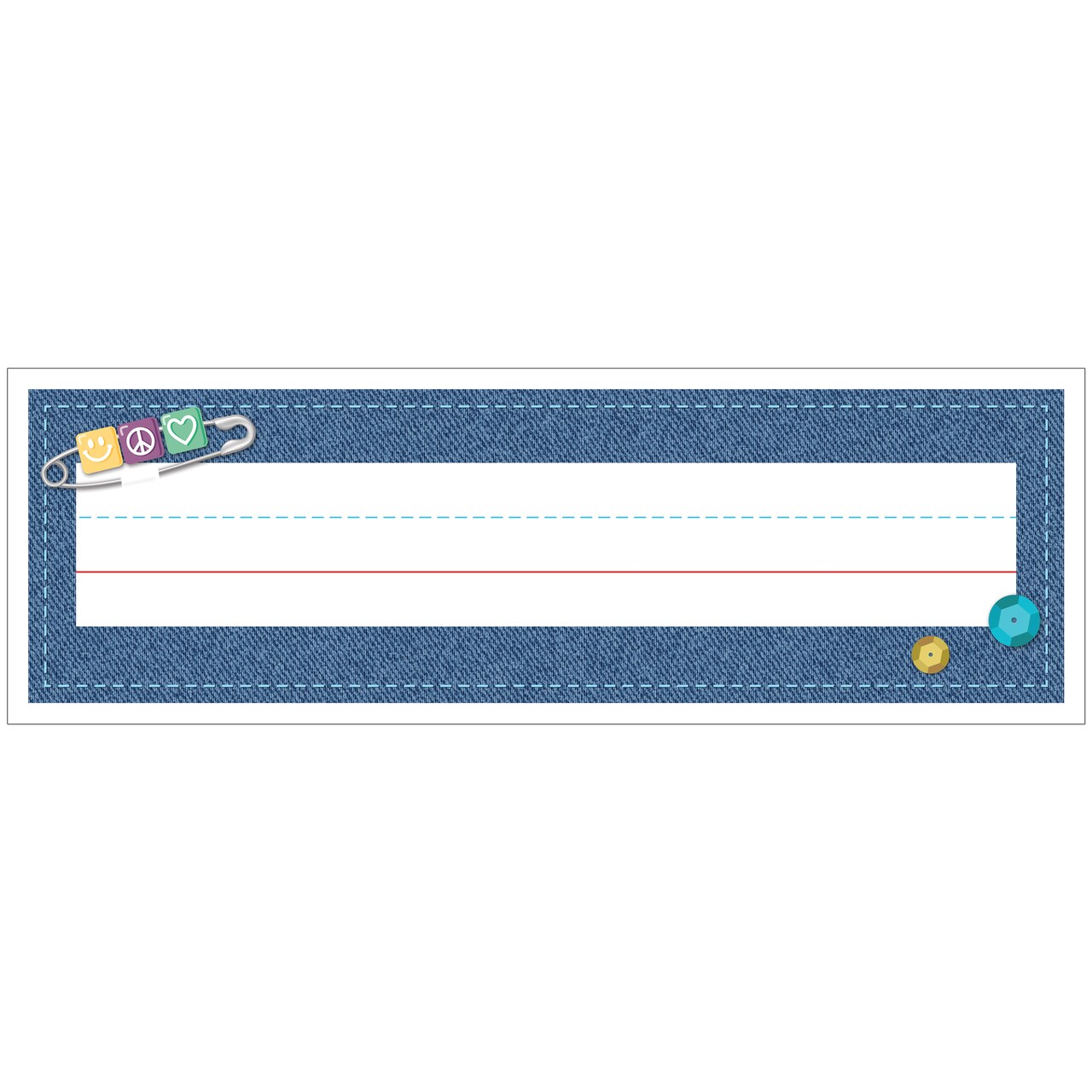 Carson Dellosa Crafty and Cool 36PC Name Labels For Kids, Tags for Labeling Classroom, School Supplies, Desk Organizer, and Locker Organization, Teacher Decor